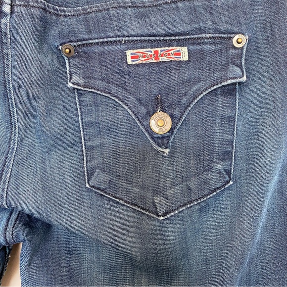 Hudson Straight Leg Blue Jeans - Picture 5 of 10